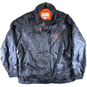 Vintage Majestic San Francisco Giants Black Fleece Lined Jacket Mens Medium